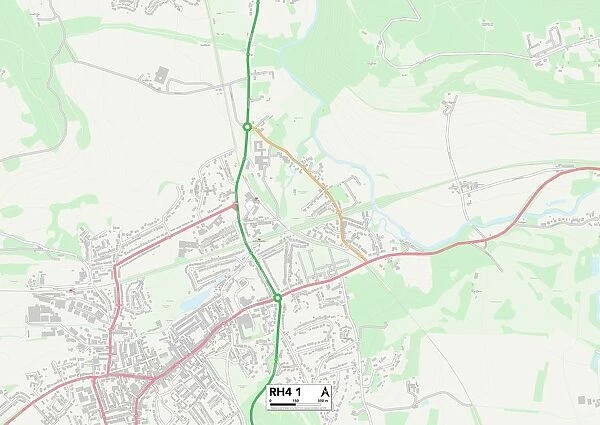 Mole Valley RH4 1 Map