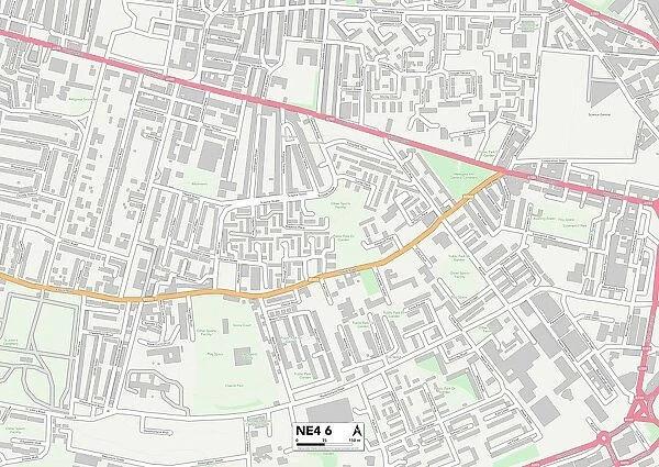 Newcastle NE4 6 Map