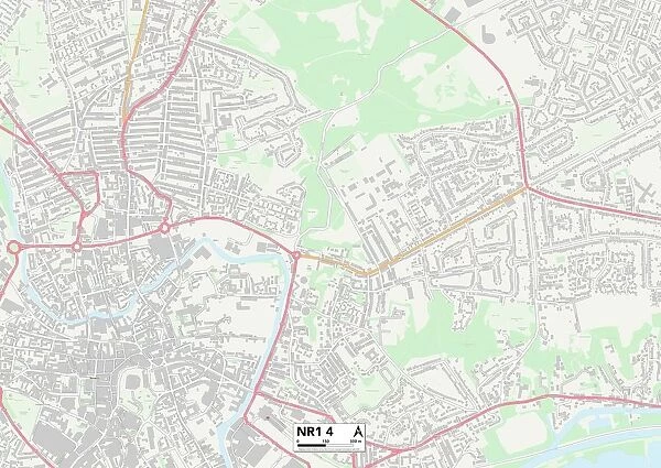 Norfolk NR1 4 Map