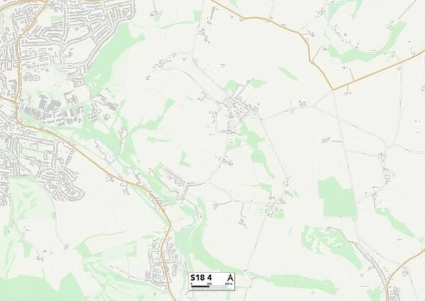 North East Derbyshire S18 4 Map