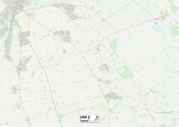 North Kesteven LN4 2 Map