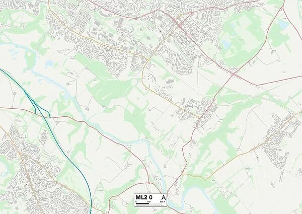 North Lanarkshire ML2 0 Map