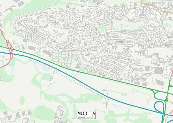 North Lanarkshire ML5 5 Map