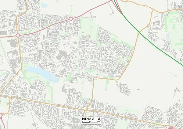North Tyneside NE12 6 Map