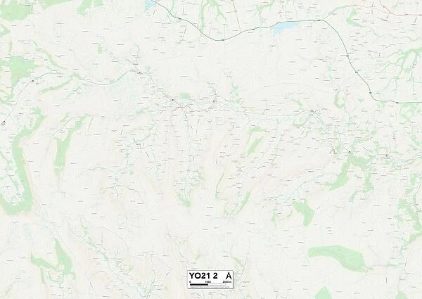 North Yorkshire YO21 2 Map