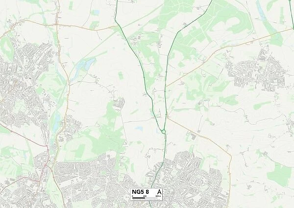 Nottingham NG5 8 Map