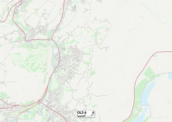 Oldham OL3 6 Map