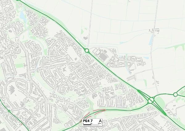 Peterborough PE4 7 Map