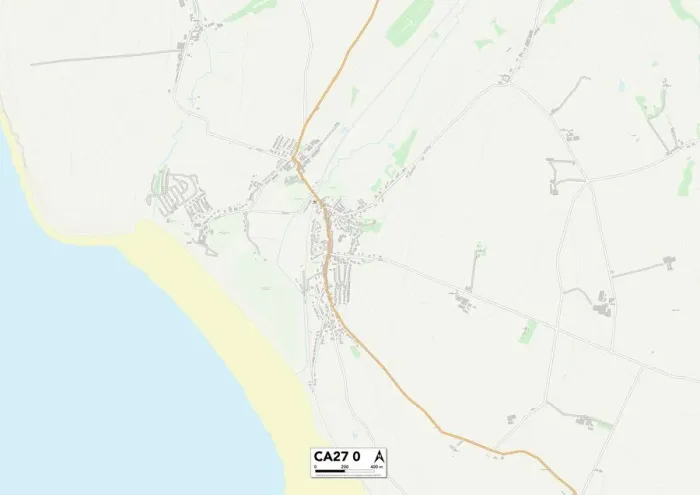 Framed Print : Copeland CA27 0 Print Map Sector Framed Print : Copeland CA27 0 Print Map Sector
