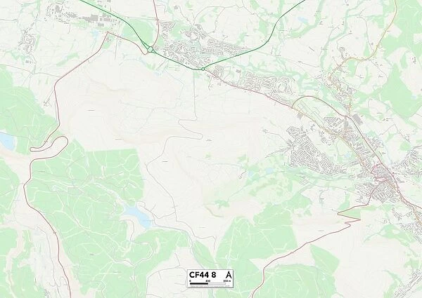 Rhondda Cynon Taf CF44 8 Map