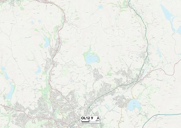 Rochdale OL12 9 Map