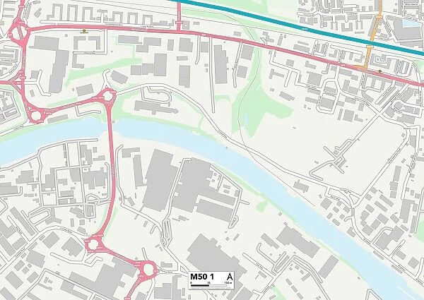Salford M50 1 Map