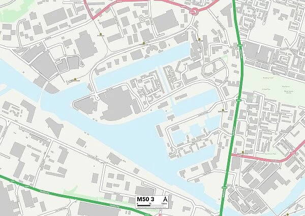 Salford M50 3 Map