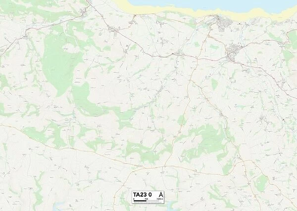 Somerset TA23 0 Map