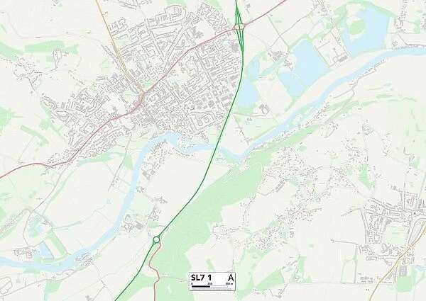 South Buckinghamshire SL7 1 Map