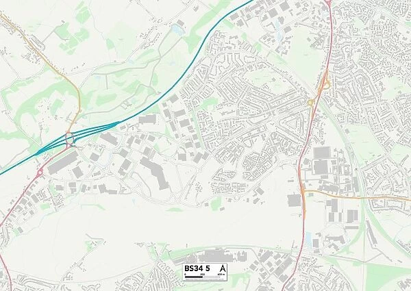 South Gloucestershire BS34 5 Map