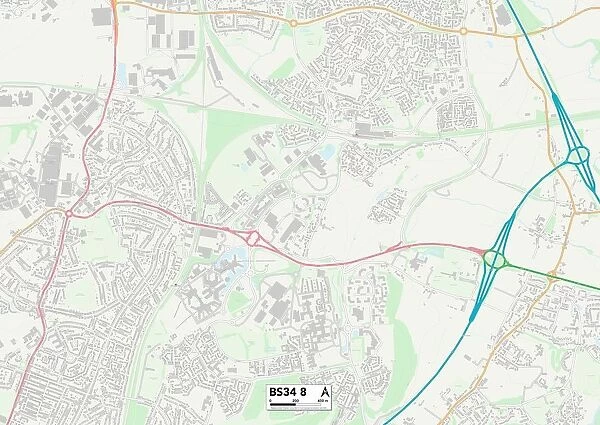 South Gloucestershire BS34 8 Map