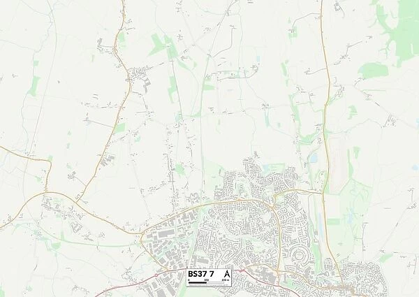 South Gloucestershire BS37 7 Map