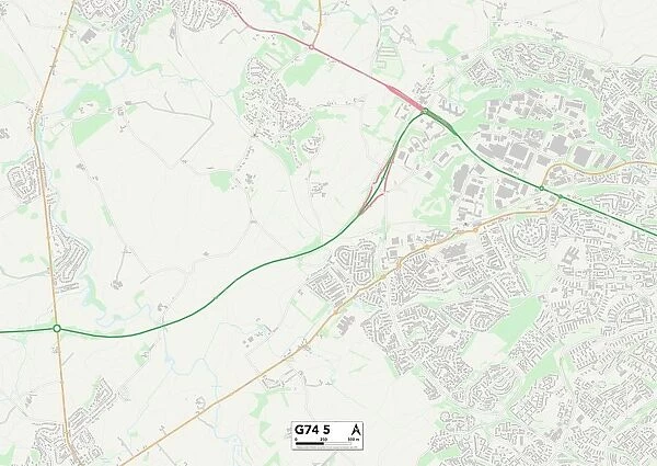 South Lanarkshire G74 5 Map