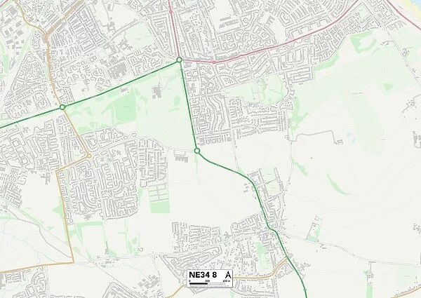 South Tyneside NE34 8 Map