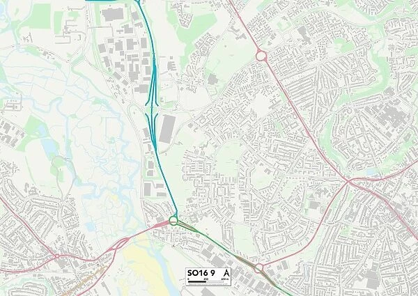 Southampton SO16 9 Map