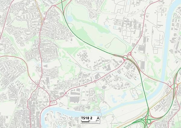 Stockton-on-Tees TS18 2 Map
