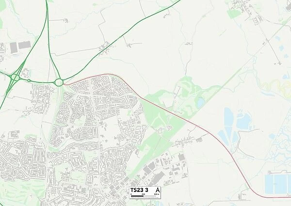 Stockton-on-Tees TS23 3 Map