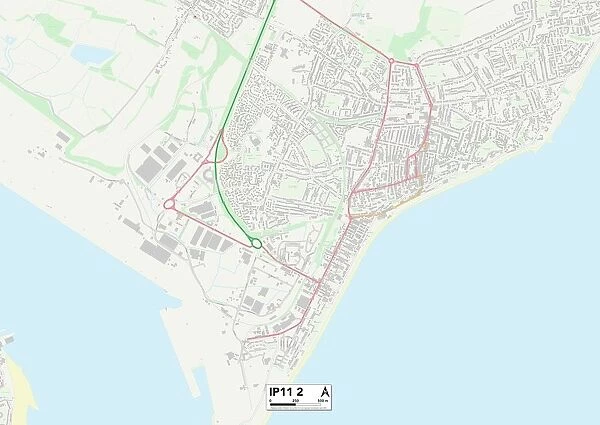 Suffolk Coastal IP11 2 Map