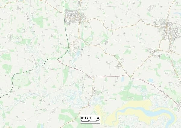 Suffolk Coastal IP17 1 Map