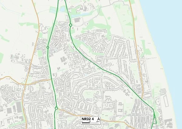 Suffolk NR32 4 Map