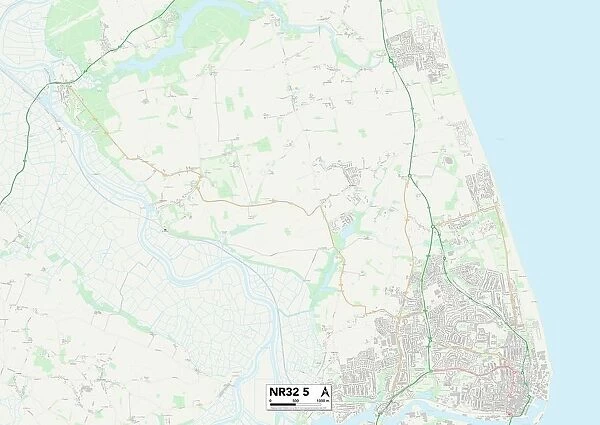 Suffolk NR32 5 Map