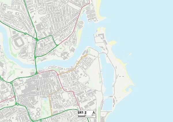Sunderland SR1 2 Map