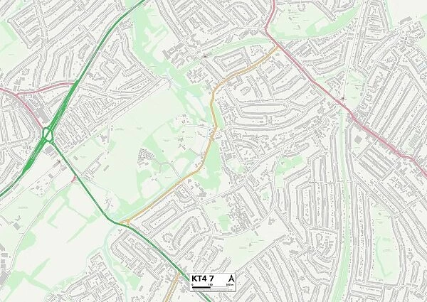 Sutton KT4 7 Map
