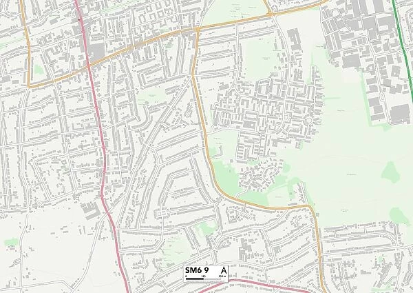 Sutton SM6 9 Map