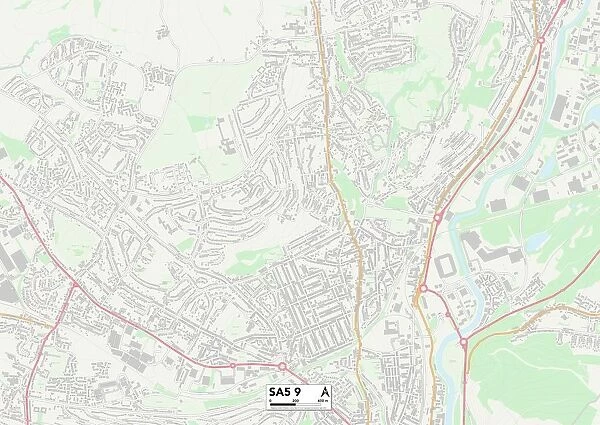 Swansea SA5 9 Map