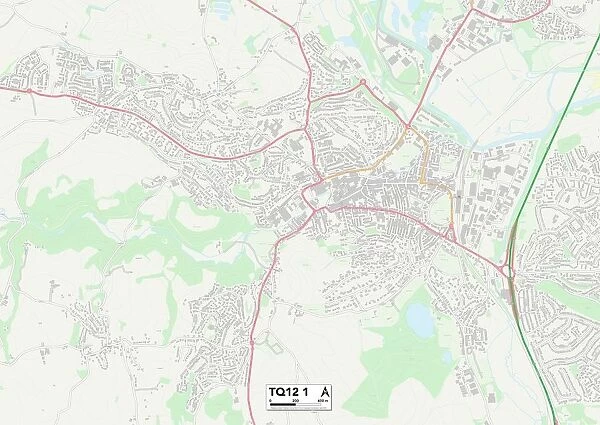 Teignbridge TQ12 1 Map
