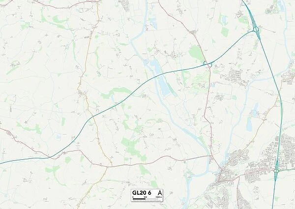 Tewkesbury GL20 6 Map