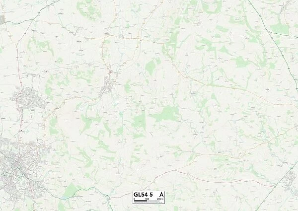 Tewkesbury GL54 5 Map