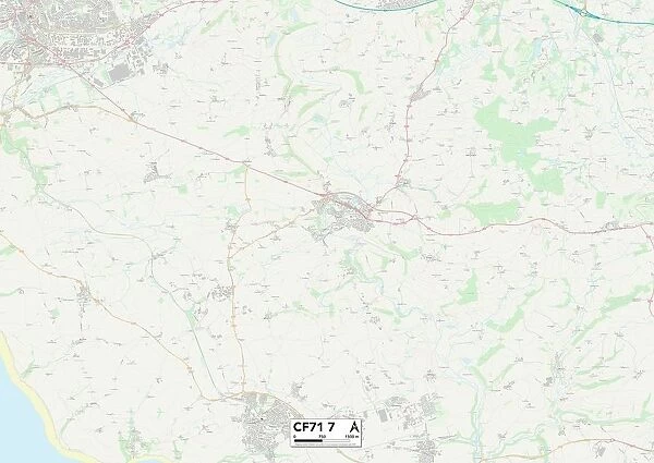 Vale of Glamorgan CF71 7 Map