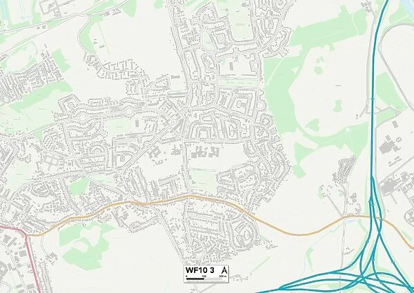 Wakefield WF10 3 Map