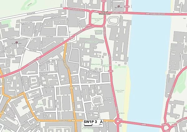 Westminster SW1P 3 Map
