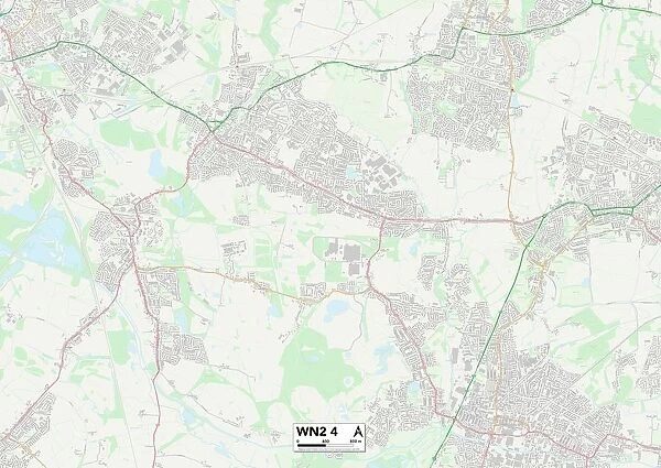 Wigan WN2 4 Map