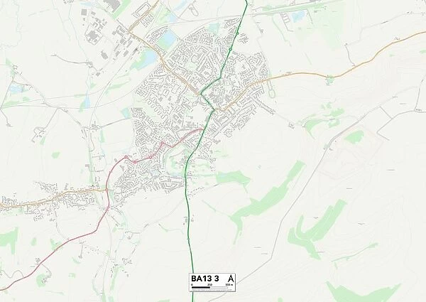 Wiltshire BA13 3 Map