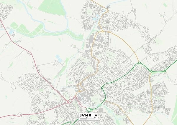 Wiltshire BA14 8 Map