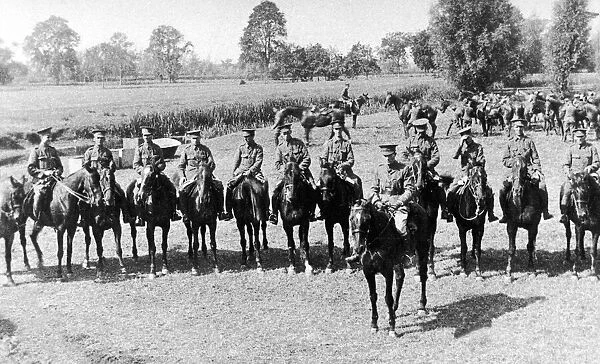 No 1 Squadron B Troop of the South Staffordshire Yeomanry seen here on exercise before