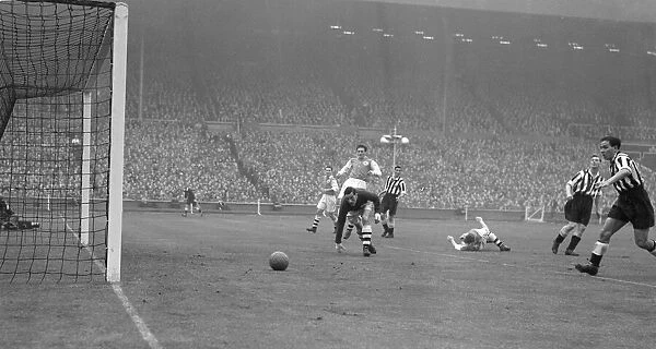 1952 FA Cup Final at Wembley Stadium. Newcastle United 1 v Arsenal 0
