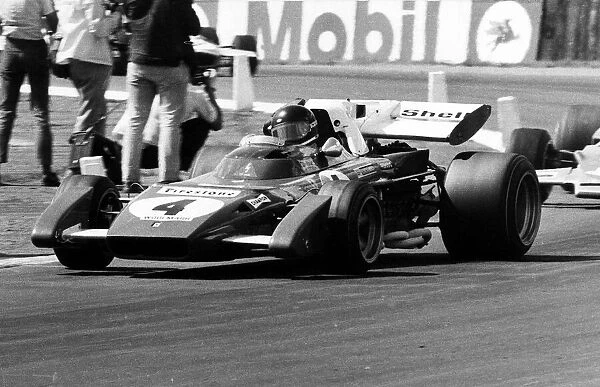 1971 British Grand Prix Silverstone Jacky Ickx in his Ferrari 312 number 4 car