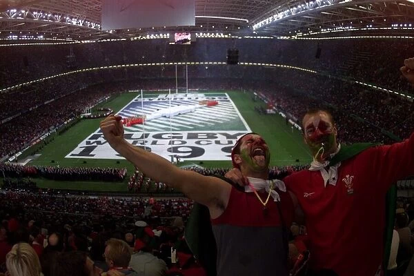 72, 500 World Cup fans turned the high-tech Millennium stadium into a cauldron of noise at
