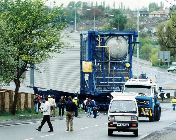 Abnormal load being transported from Redpath Engineering Services Ltd, Portrack