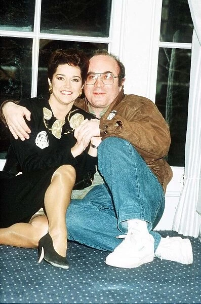 Actor Bob Hoskins with actress Gemma Craven at a photocall for "